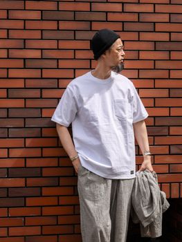 U.S MADE S/S PKT TEE / White