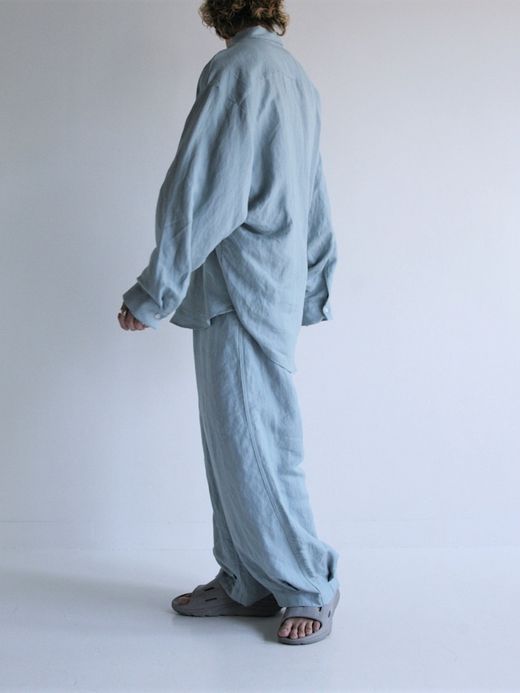 ANACHRONORM RAYON ReSIZE LONG SHIRTS / Sax