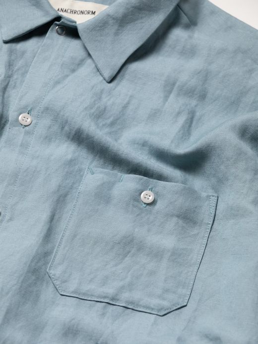 ANACHRONORM RAYON ReSIZE LONG SHIRTS / Sax