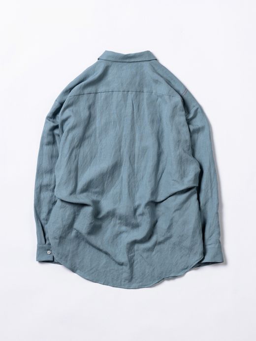 ANACHRONORM RAYON ReSIZE LONG SHIRTS / Sax