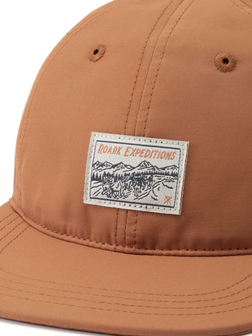 ROARK REVIVAL "CAMPOVER" 6PANEL CAP - MID / Terracotta