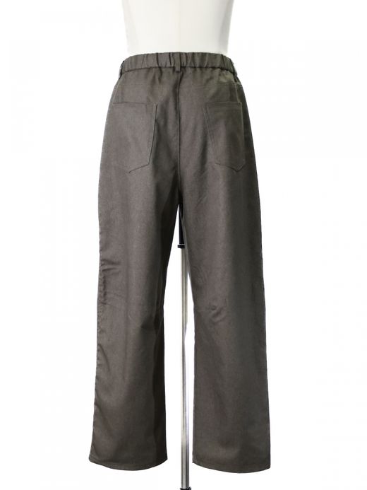 Audience ヴィンテージツイル 1タック カーヴドイージーパンツ / Army brown