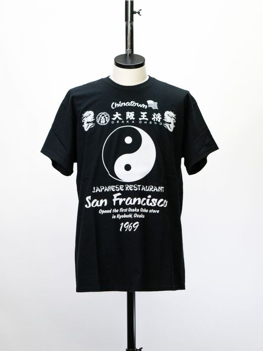  大阪王将×JM 陰陽Tee / Black