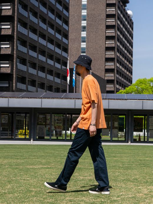 ROARK REVIVAL HEMPCOTTON H/W TEE / Terracotta