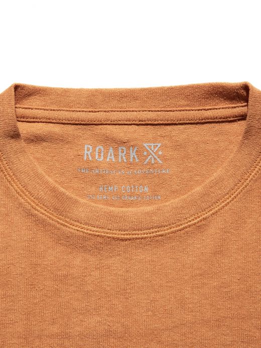ROARK REVIVAL HEMPCOTTON H/W TEE / Terracotta