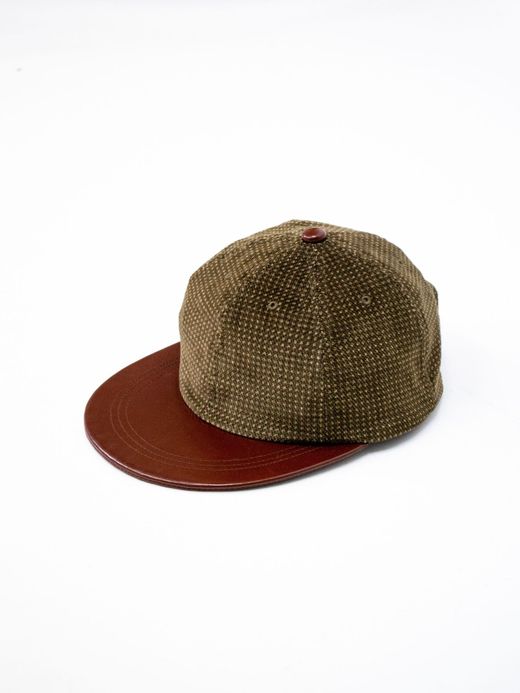 THE UNION CORDUROY CHECK CAP (DOT YO CAP) / Brown