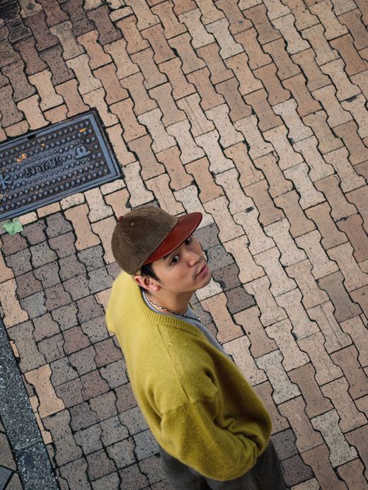 THE UNION CORDUROY CHECK CAP (DOT YO CAP) / Brown