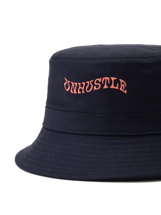 ROARK REVIVAL "UNHUSTLE" BUCKET HAT - HIGH HEIGHT / Navy