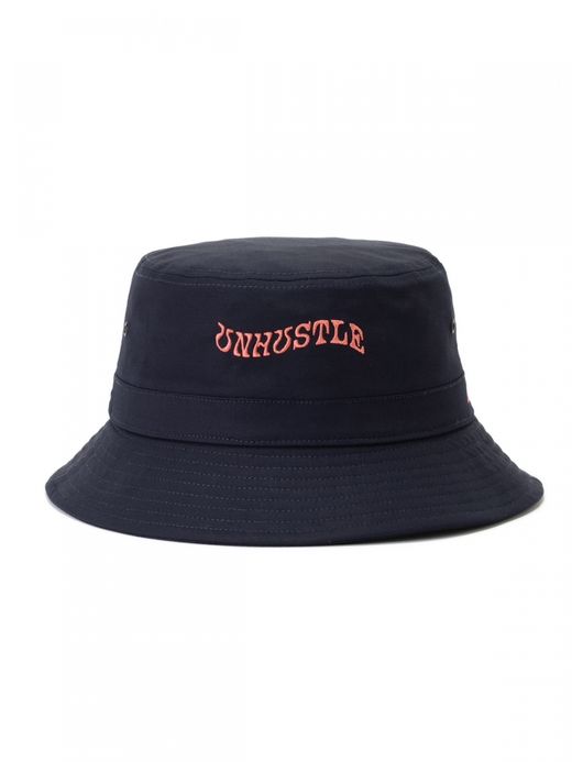 ROARK REVIVAL "UNHUSTLE" BUCKET HAT - HIGH HEIGHT / Navy