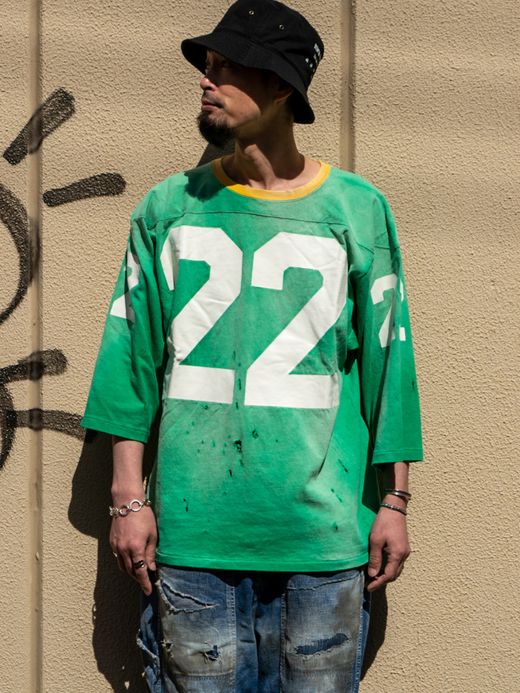  NO.22 FOOTBALL TEE / Green