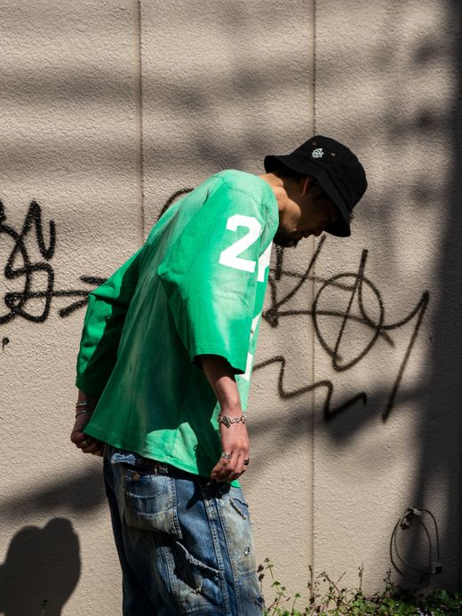  NO.22 FOOTBALL TEE / Green