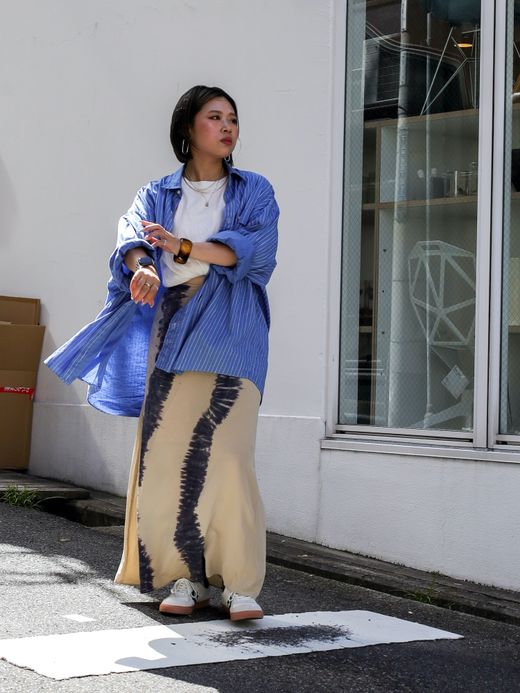 S.F.C SFC SHIRT / Sax×white