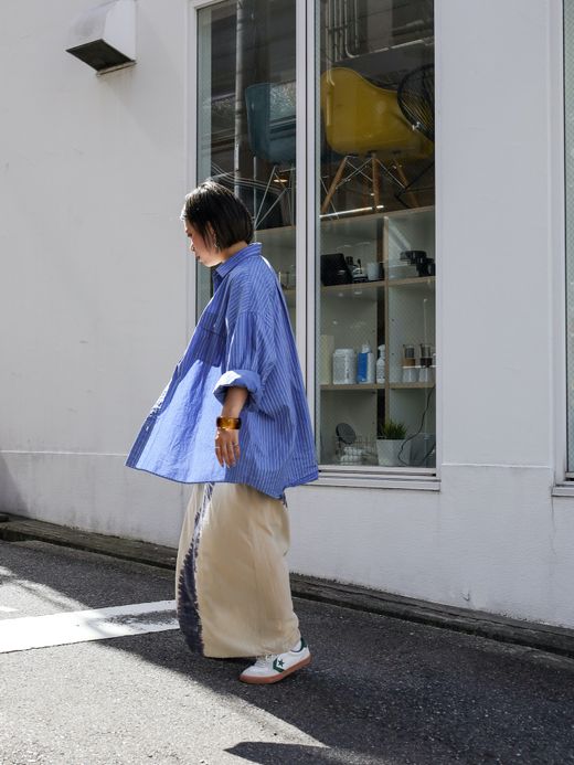 S.F.C SFC SHIRT / Sax×white