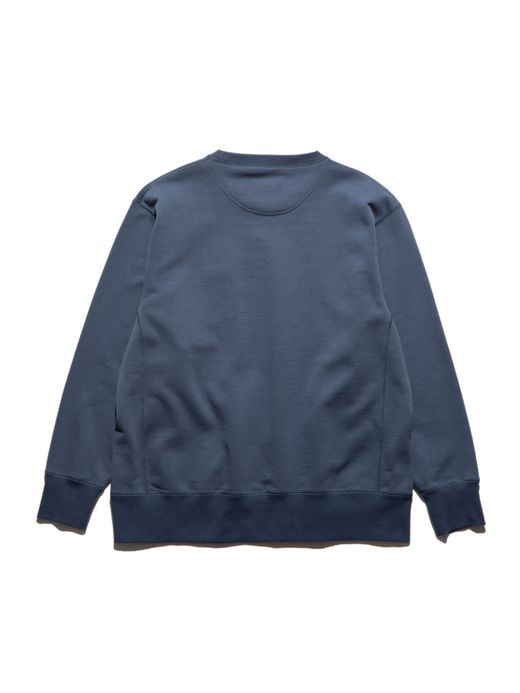 ROARK REVIVAL "MEDIEVAL" CREW POCKET SWEAT / Indigo