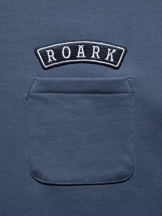 ROARK REVIVAL "MEDIEVAL" CREW POCKET SWEAT / Indigo