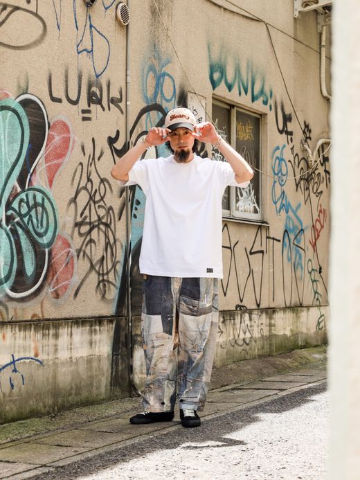 LIFT UP U.S MADE S/S CREW TEE / White
