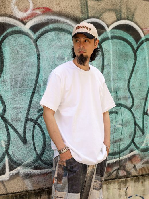 LIFT UP U.S MADE S/S CREW TEE / White