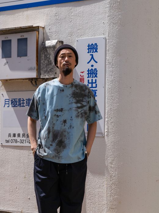 ANACHRONORM UNEVEN DYE S/S T-S / Sax