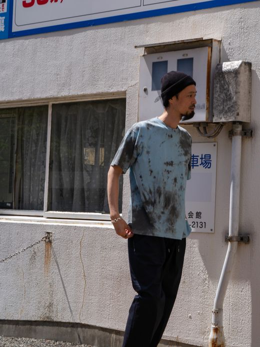 ANACHRONORM UNEVEN DYE S/S T-S / Sax