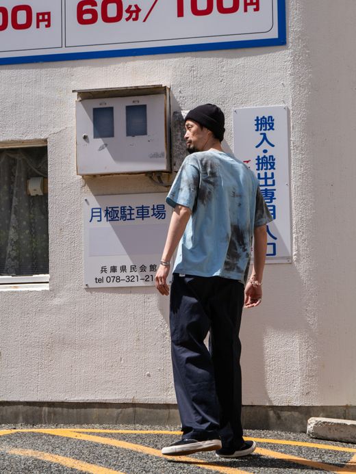 ANACHRONORM UNEVEN DYE S/S T-S / Sax