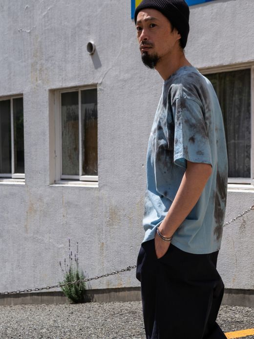ANACHRONORM UNEVEN DYE S/S T-S / Sax