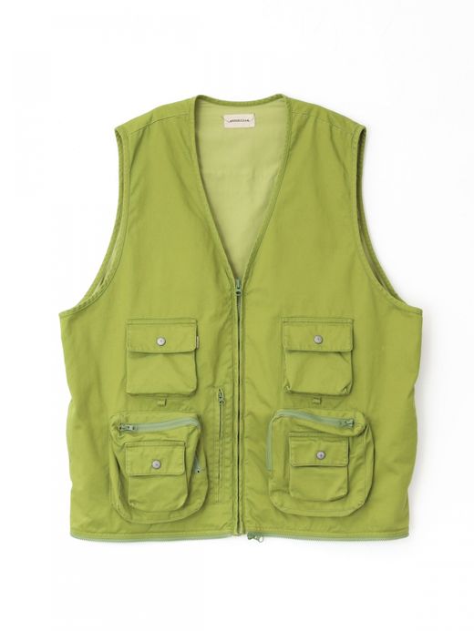 AMBERGLEAM CUSTOM FISHERMAN CHINO VEST / 3colors