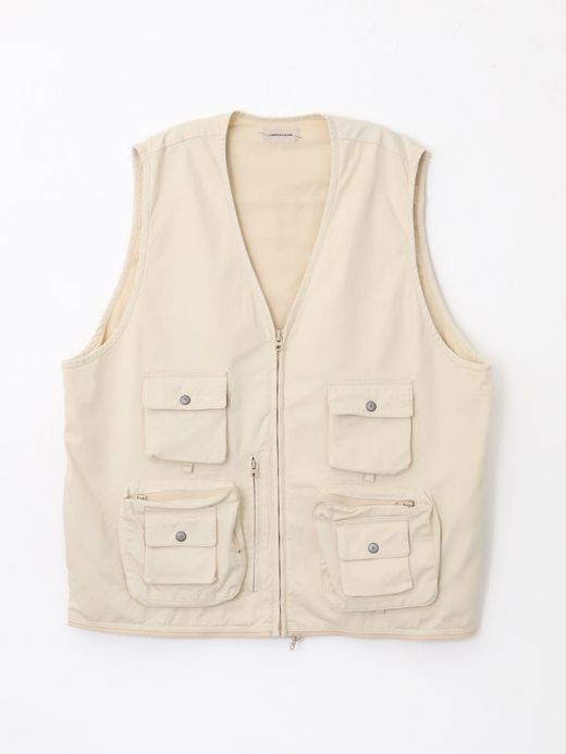 AMBERGLEAM CUSTOM FISHERMAN CHINO VEST / 3colors