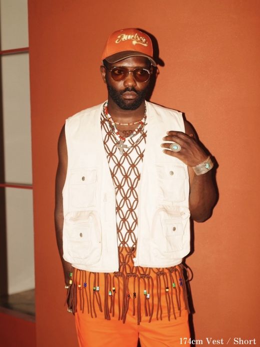 AMBERGLEAM CUSTOM FISHERMAN CHINO VEST / 3colors