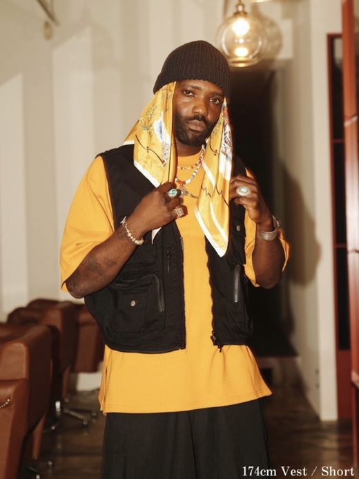 AMBERGLEAM CUSTOM FISHERMAN CHINO VEST / 3colors