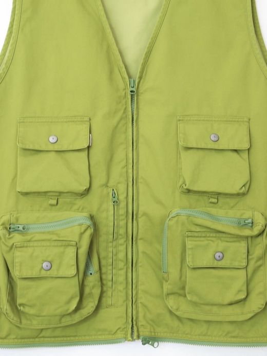AMBERGLEAM CUSTOM FISHERMAN CHINO VEST / 3colors