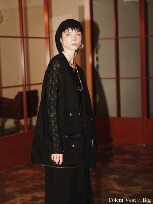 AMBERGLEAM CUSTOM FISHERMAN CHINO VEST / 3colors