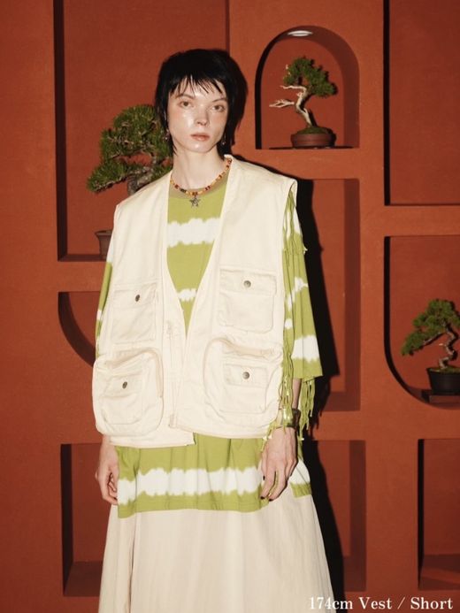 AMBERGLEAM CUSTOM FISHERMAN CHINO VEST / 3colors