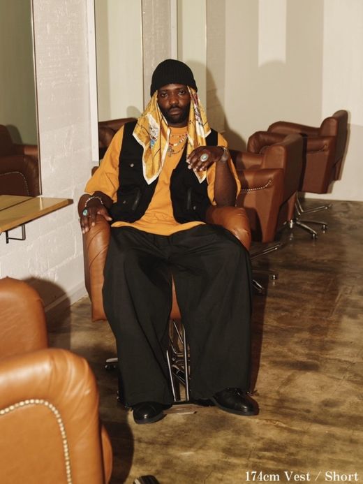 AMBERGLEAM CUSTOM FISHERMAN CHINO VEST / 3colors