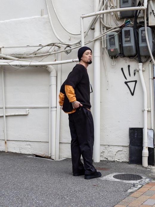 VOO SPECIAL SS KNIT / 炭 Black