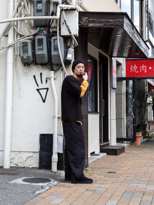 VOO SPECIAL SS KNIT / 炭 Black