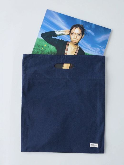 organicsta ORGANIC COTTON CANVAS RECORD BAG / Navy