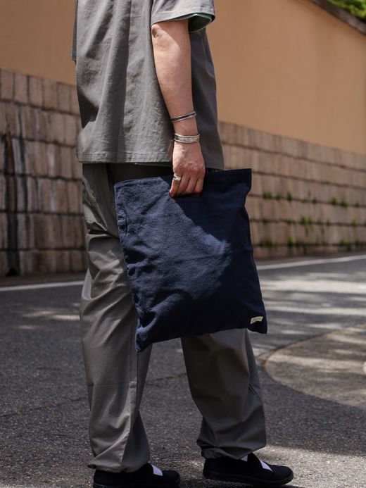 organicsta ORGANIC COTTON CANVAS RECORD BAG / Navy