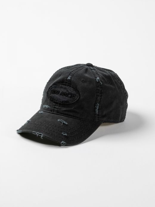 ANACHRONORM DAMAGED 6PANEL CAP / Black