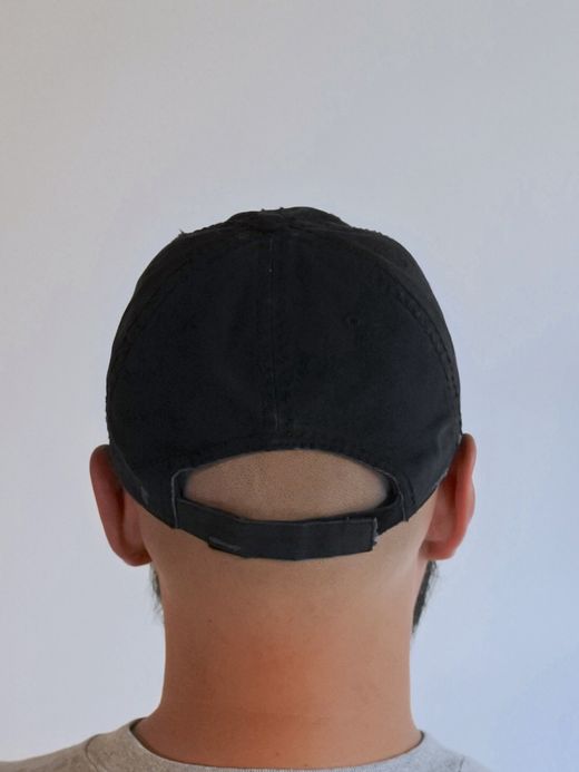 ANACHRONORM DAMAGED 6PANEL CAP / Black