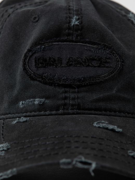 ANACHRONORM DAMAGED 6PANEL CAP / Black