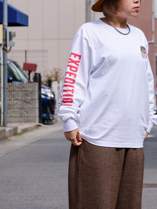 ROARK REVIVAL "EXPEDITIONS OF THE OBSESSED" L/S TEE / White