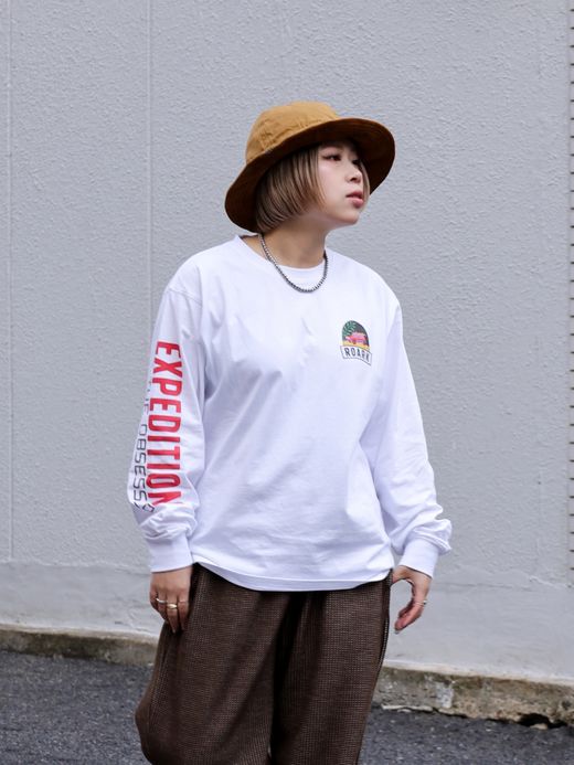 ROARK REVIVAL "EXPEDITIONS OF THE OBSESSED" L/S TEE / White