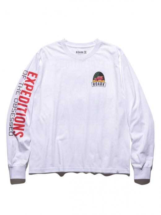 ROARK REVIVAL "EXPEDITIONS OF THE OBSESSED" L/S TEE / White