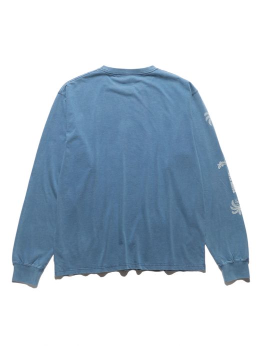 ROARK REVIVAL "PERMANENT VACATION" L/S TEE / Slate blue