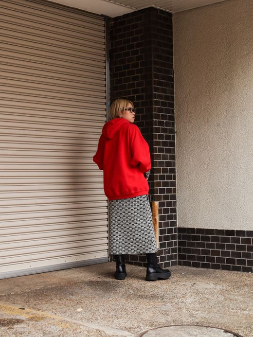 AMBERGLEAM ART KNIT DRESS / Geometry