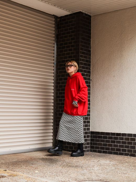 AMBERGLEAM ART KNIT DRESS / Geometry FLATBUSH（フラットブッシュ）公式オンラインサイト