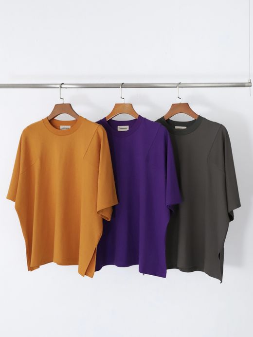 AMBERGLEAM PANEL BASIC T-SHIRT / 3 "new" colors