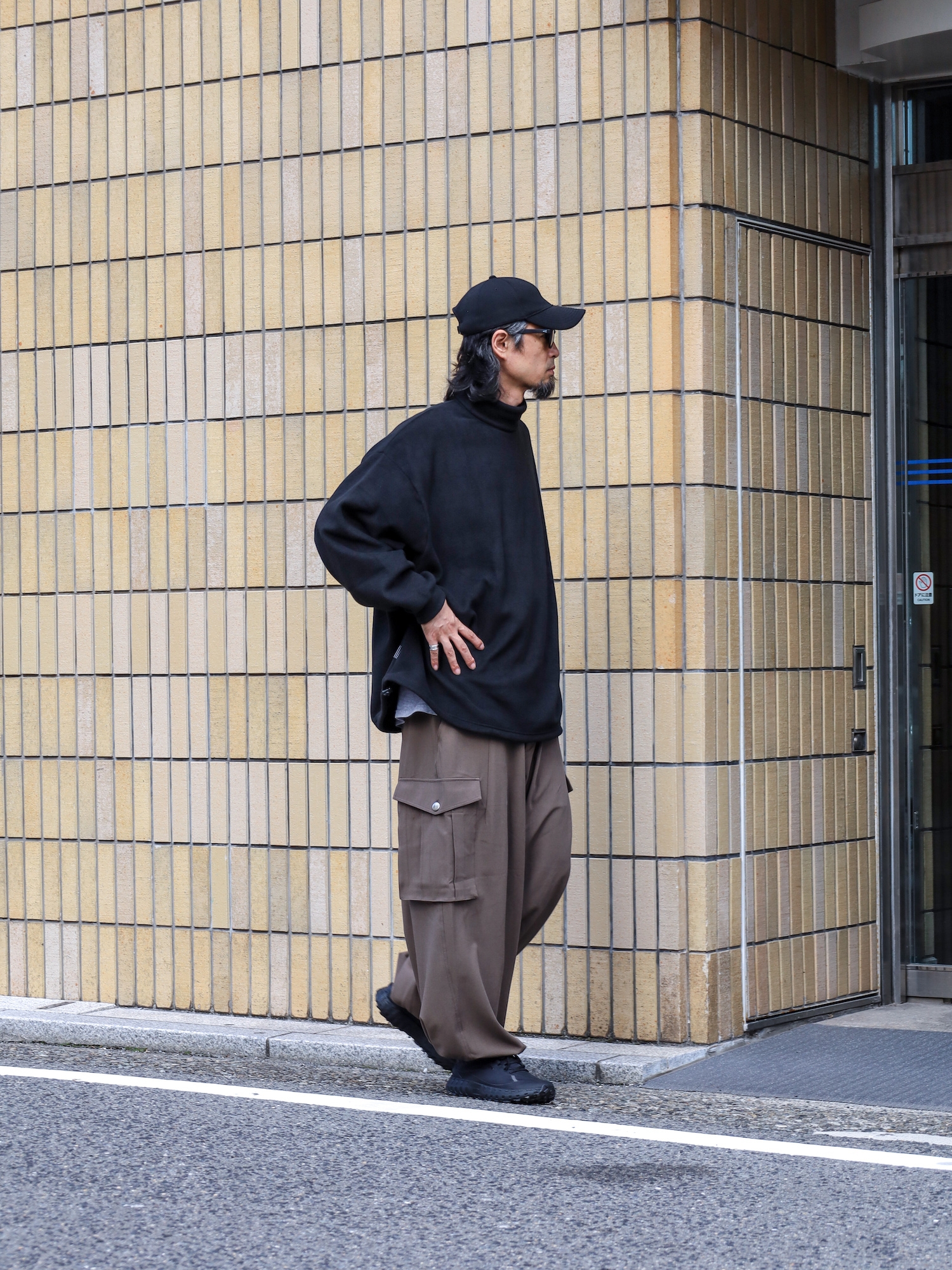 S.F.C TURTLE FLEECE LS TEE / Black | FLATBUSH（フラット