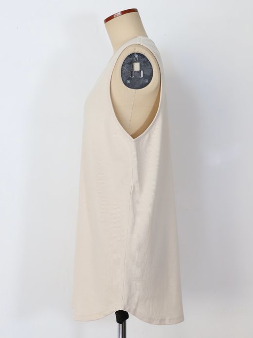 AMBERGLEAM STRETCH RIB TANKTOP / 3colors