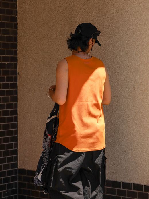 AMBERGLEAM STRETCH RIB TANKTOP / 3colors